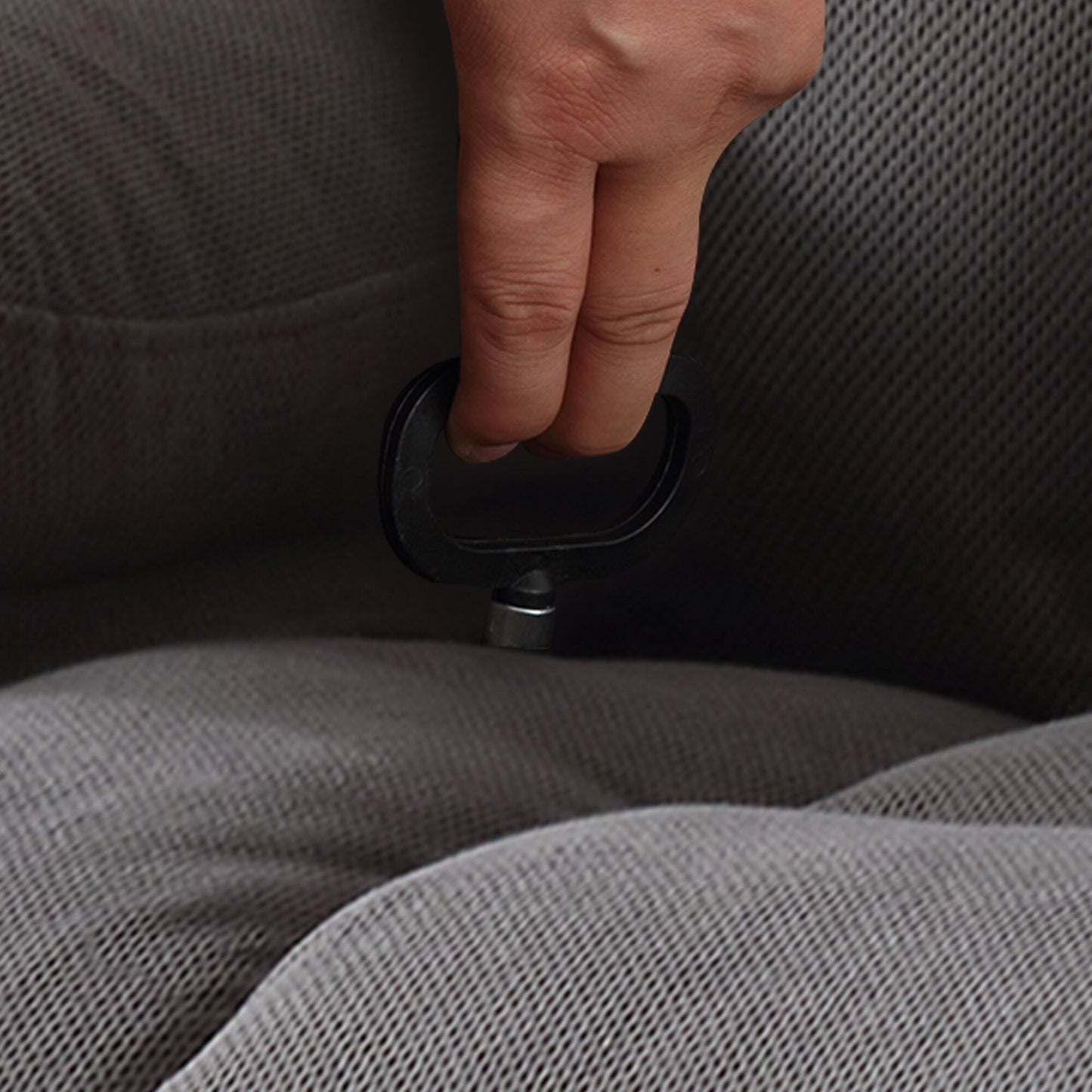 Poltrona reclinabile massaggiante riscaldata girevole a 360° con ricarica USB, portabicchieri, vano portaoggetti laterale e rivestimento in morbido pile