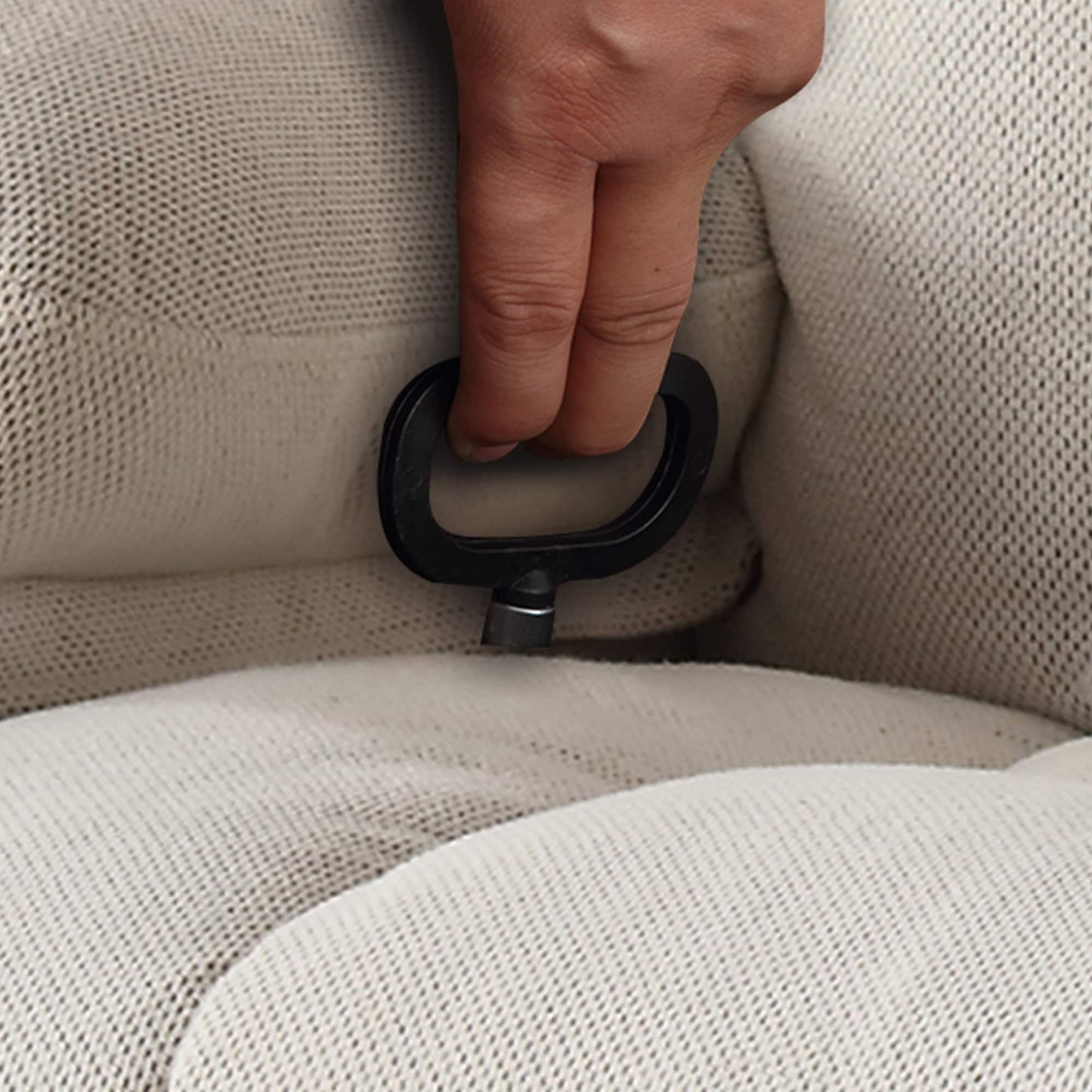 Poltrona reclinabile massaggiante riscaldata girevole a 360° con ricarica USB, portabicchieri, vano portaoggetti laterale e rivestimento in morbido pile