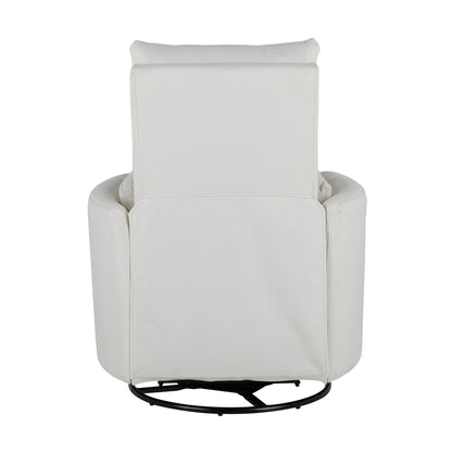 Poltrona reclinabile manuale girevole a 360° con schienale basculante e regolabile