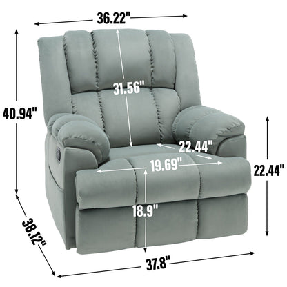 Poltrona reclinabile girevole a 360° - Comfort extra large