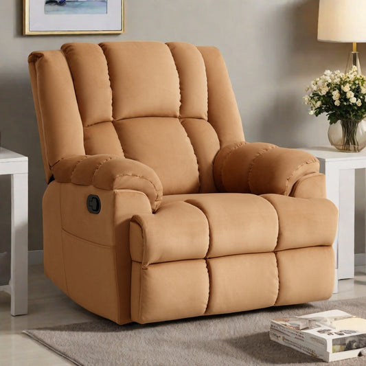 Poltrona reclinabile girevole a 360° - Comfort eccezionale, reclinazione a 155°, montaggio senza attrezzi