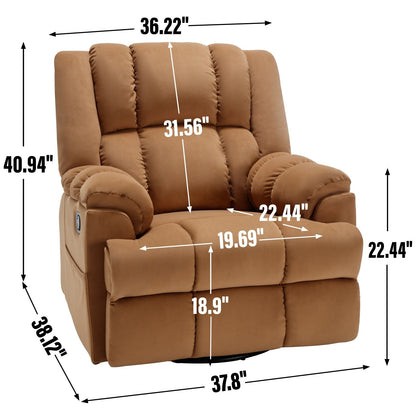 Poltrona reclinabile girevole a 360° - Comfort extra large