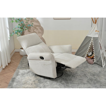 Poltrona reclinabile girevole a 360°, poltrona a dondolo girevole per bambini, poltrona a dondolo, poltrona reclinabile girevole moderna