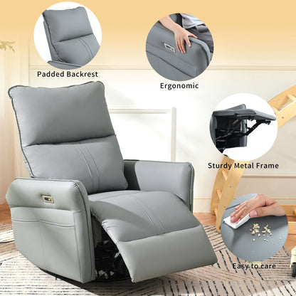 Poltrona reclinabile girevole a 360°