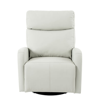 Poltrona reclinabile girevole a 360° con supporto per telefono, poggiapiedi, posizione regolabile per soggiorno e home theater