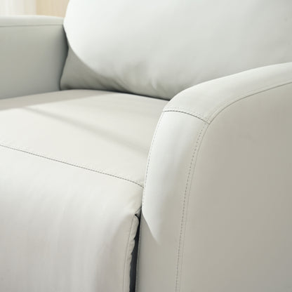 Poltrona reclinabile girevole a 360° con supporto per telefono, poggiapiedi, posizione regolabile per soggiorno e home theater