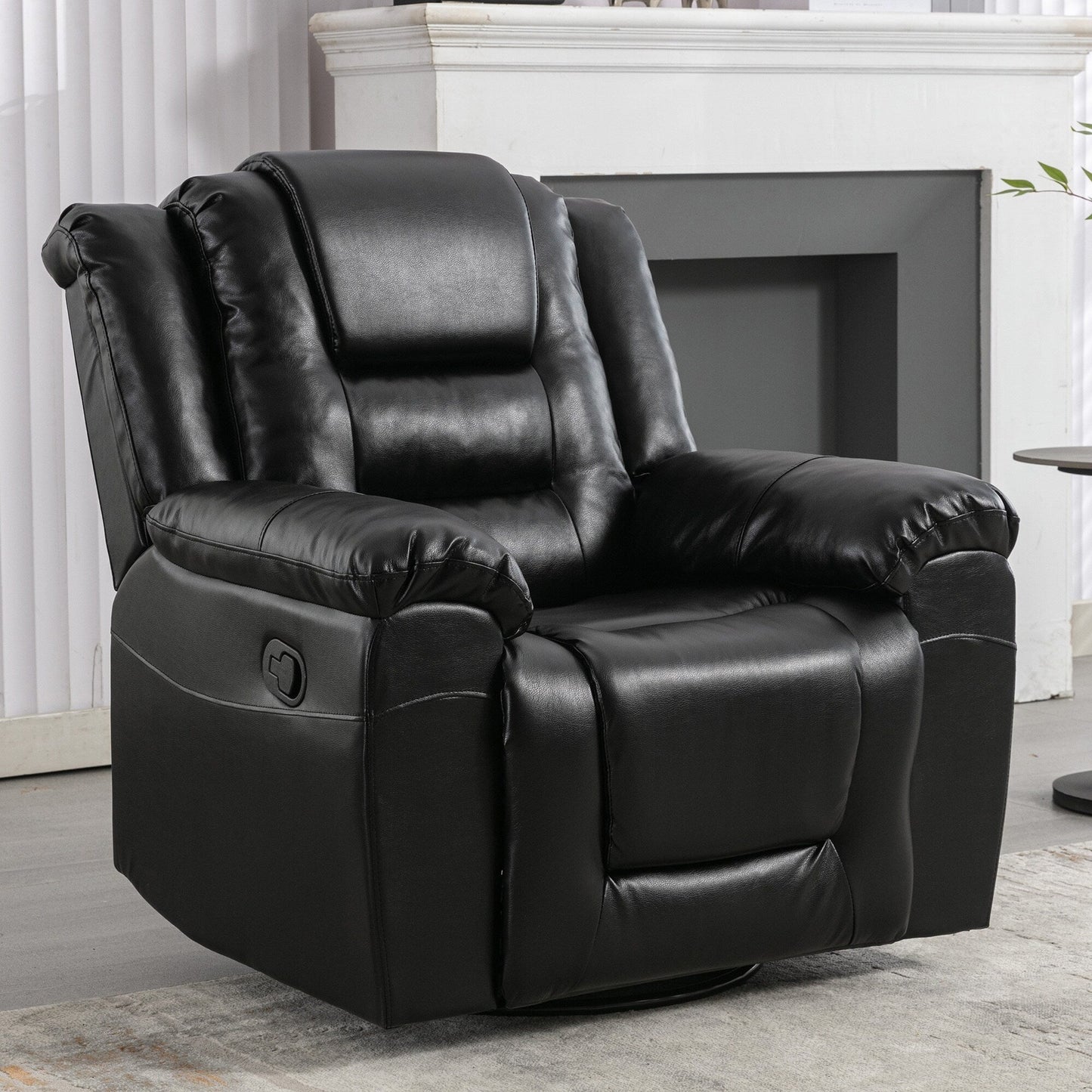 Poltrona reclinabile per home theater girevole e oscillante a 360°