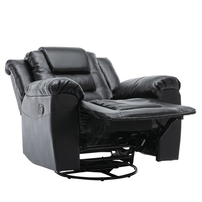 Poltrona reclinabile per home theater girevole e oscillante a 360°
