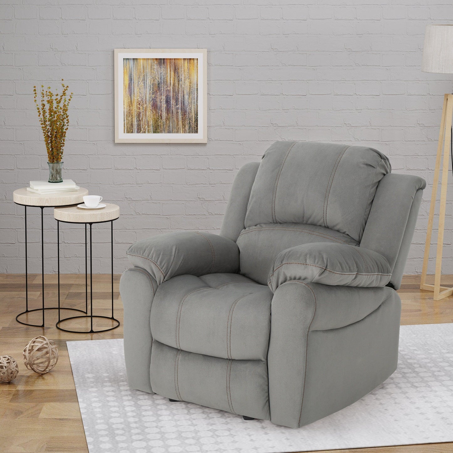 Poltrona reclinabile manuale standard da 38,5 pollici