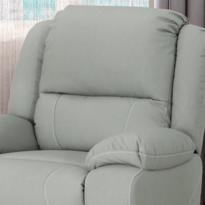 Poltrona reclinabile girevole manuale standard in similpelle larga 39