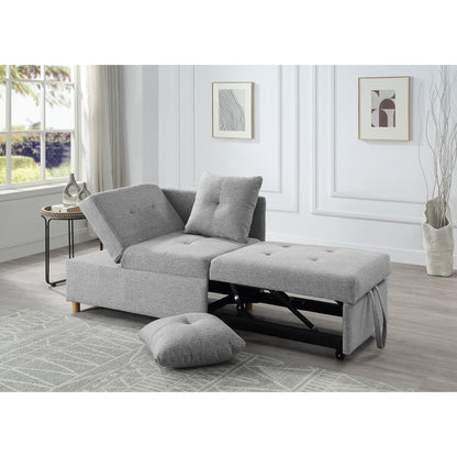Divano letto singolo convertibile 4 in 1 con schienale regolabile