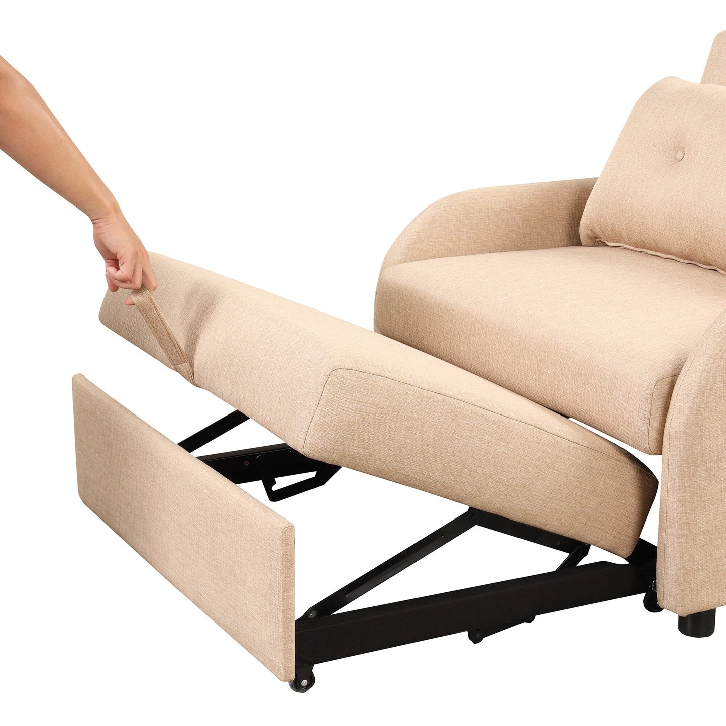Divano letto 3 in 1 da 48,82 posti con tavolino a 2 ali e ricarica USB