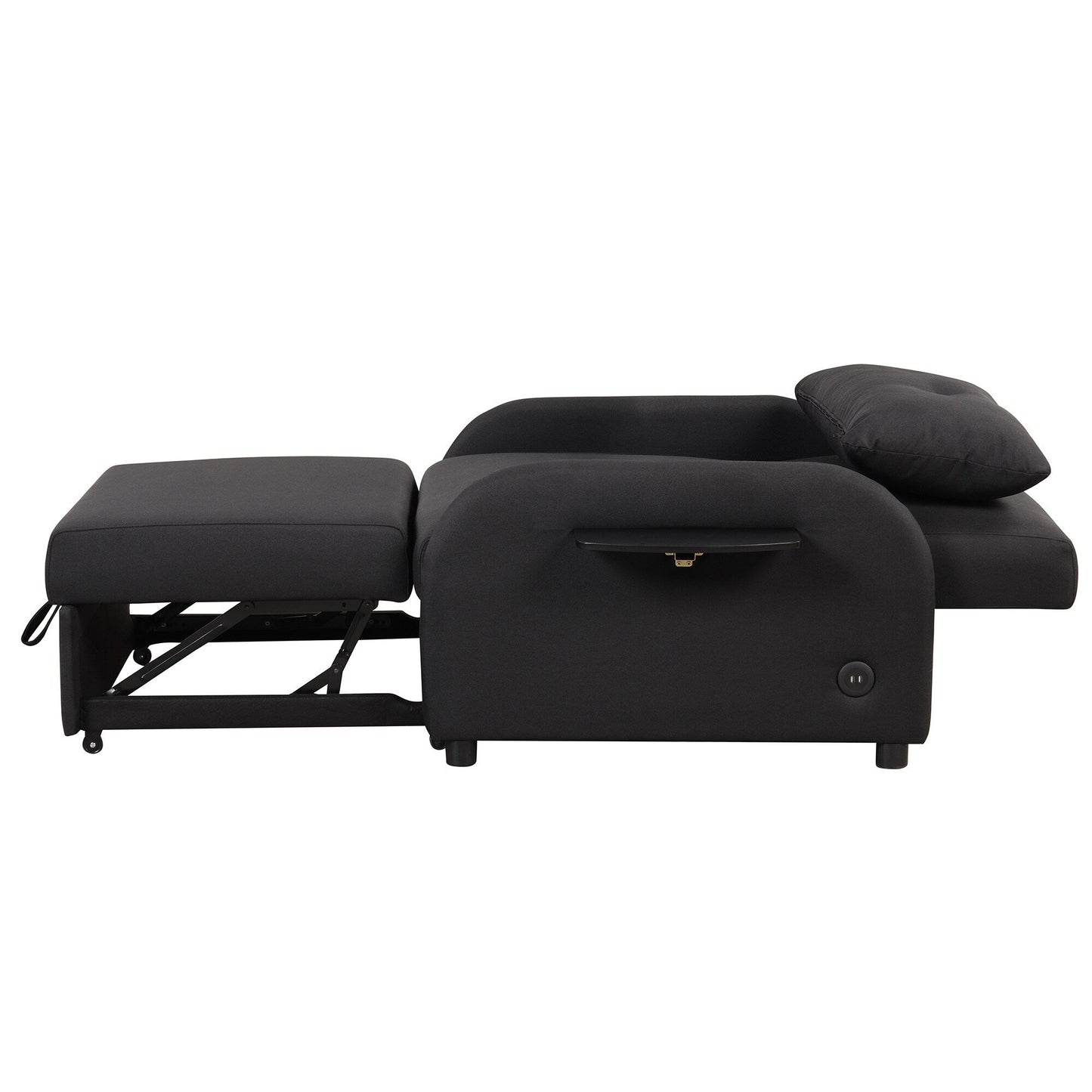 Divano letto 3 in 1 da 48,82 posti con tavolino a 2 ali e ricarica USB