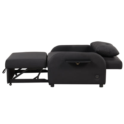 Divano letto 3 in 1 da 48,82 posti con tavolino a 2 ali e ricarica USB