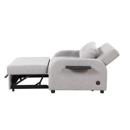 Divano letto 3 in 1 da 48,82 posti con tavolino a 2 ali e ricarica USB