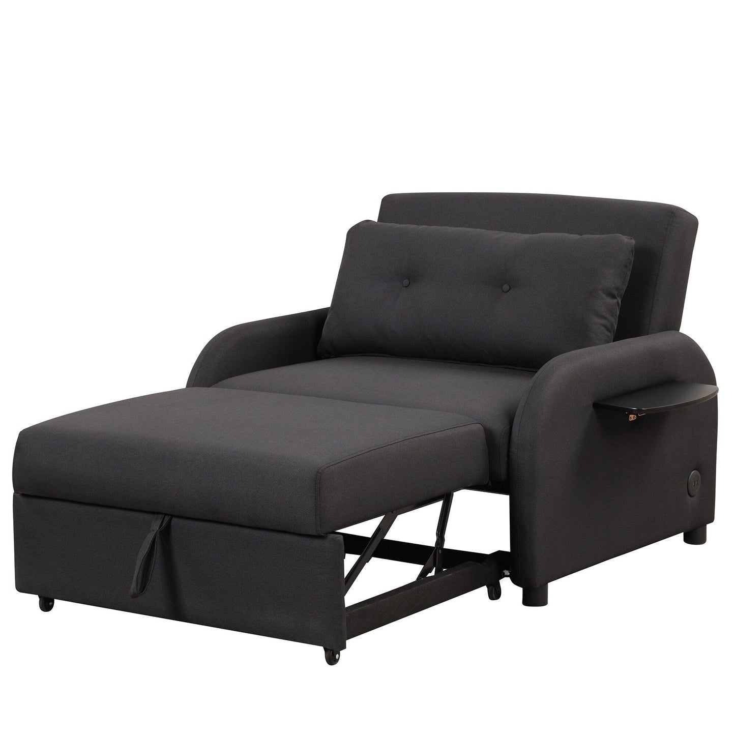 Divano letto 3 in 1 da 48,82 posti con tavolino a 2 ali e ricarica USB