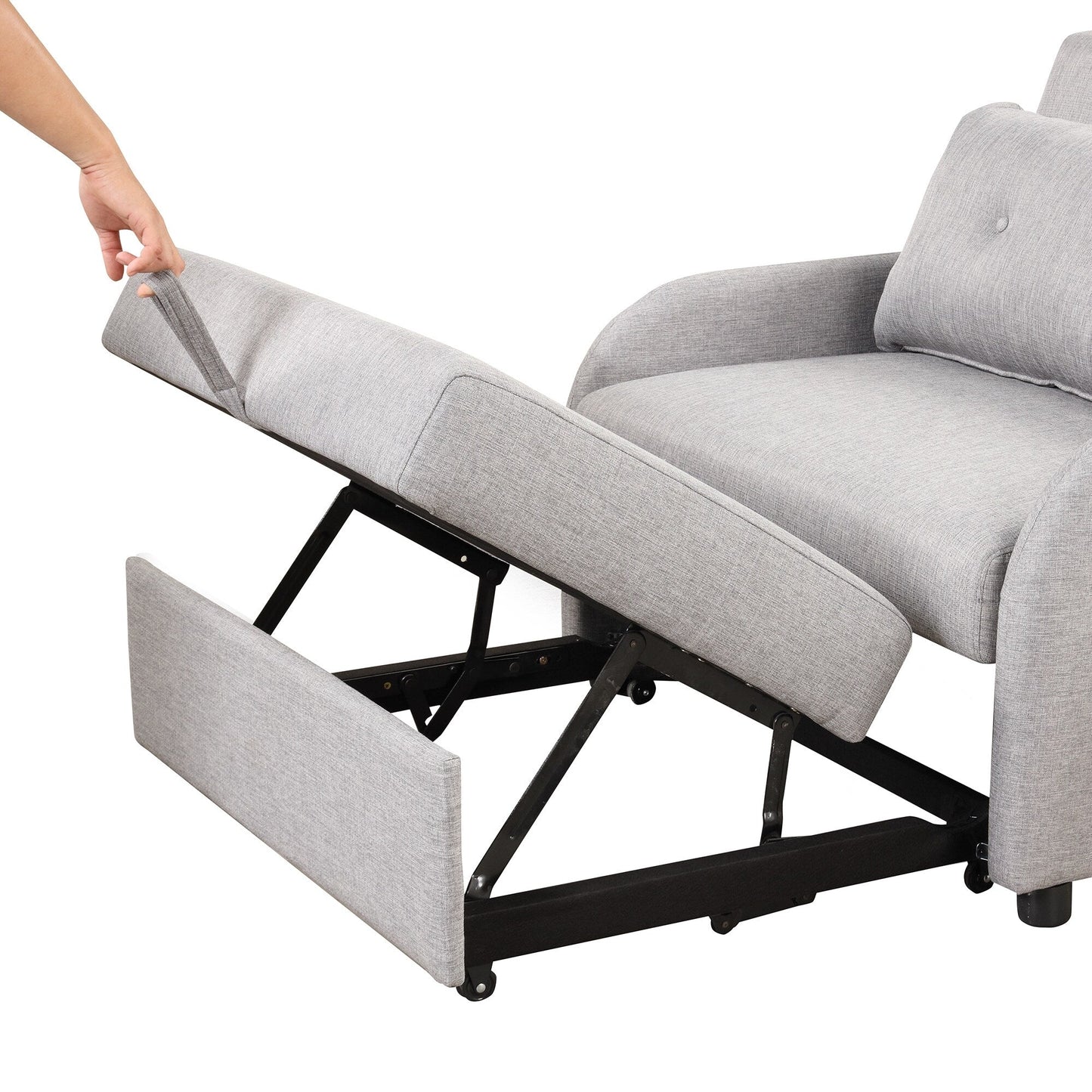 Divano letto 3 in 1 da 48,82 posti con tavolino a 2 ali e ricarica USB