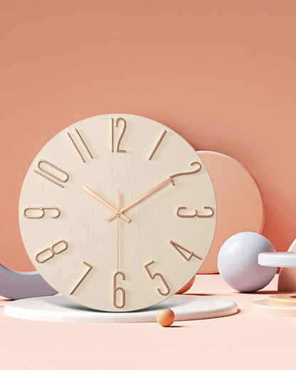 Orologio scandinavo in legno
