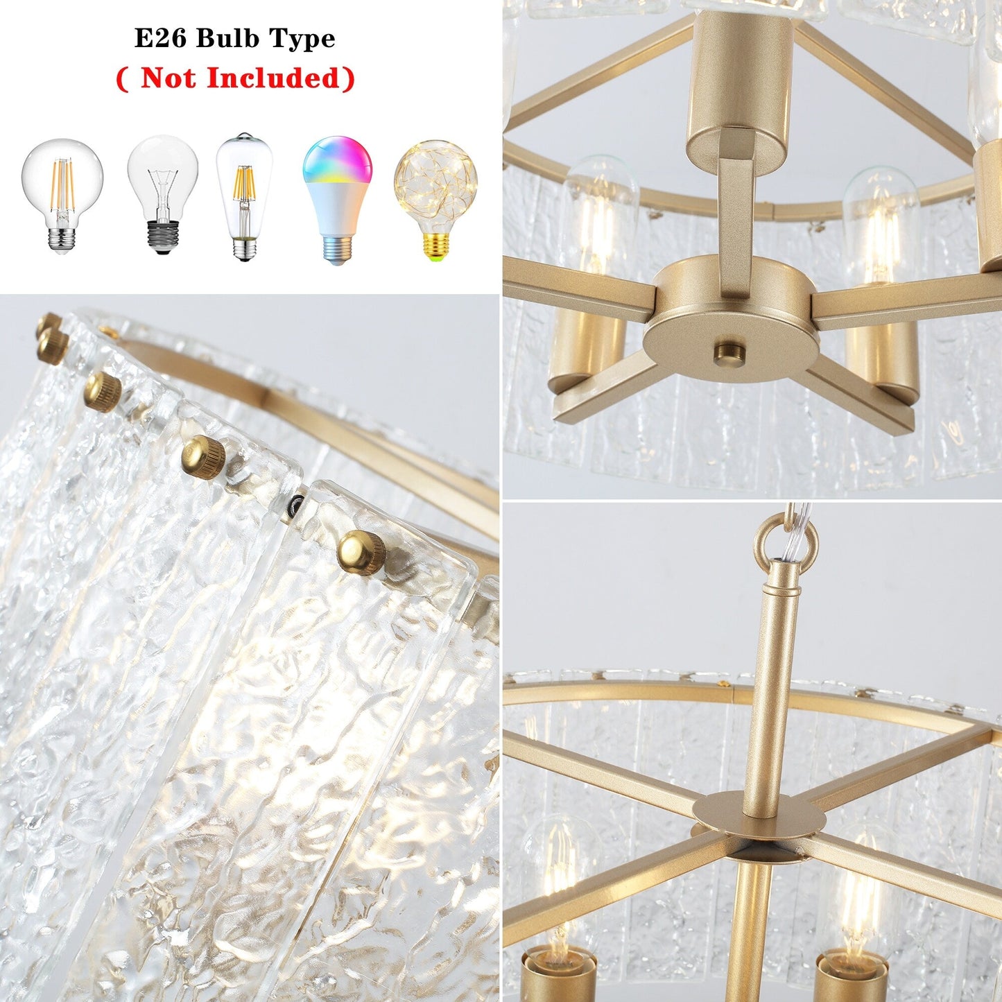 Lampadario moderno a tamburo rotondo a 5 luci, lampadario classico semi-incassato, lampada a sospensione per isola cucina e sala da pranzo