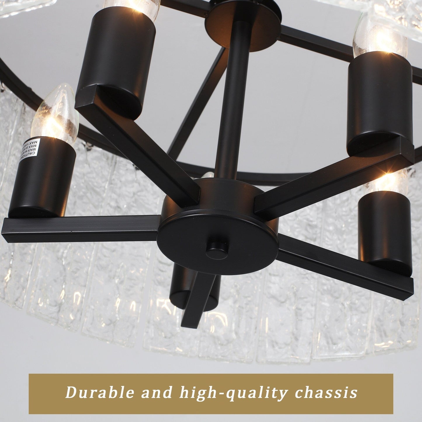 Lampadario moderno a tamburo rotondo a 5 luci, lampadario classico semi-incassato, lampada a sospensione per isola cucina e sala da pranzo