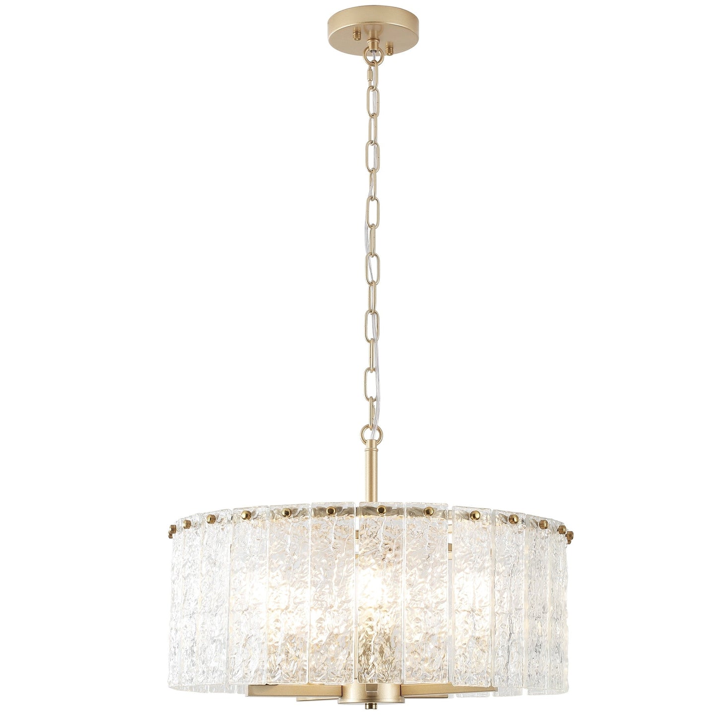 Lampadario moderno a tamburo rotondo a 5 luci, lampadario classico semi-incassato, lampada a sospensione per isola cucina e sala da pranzo