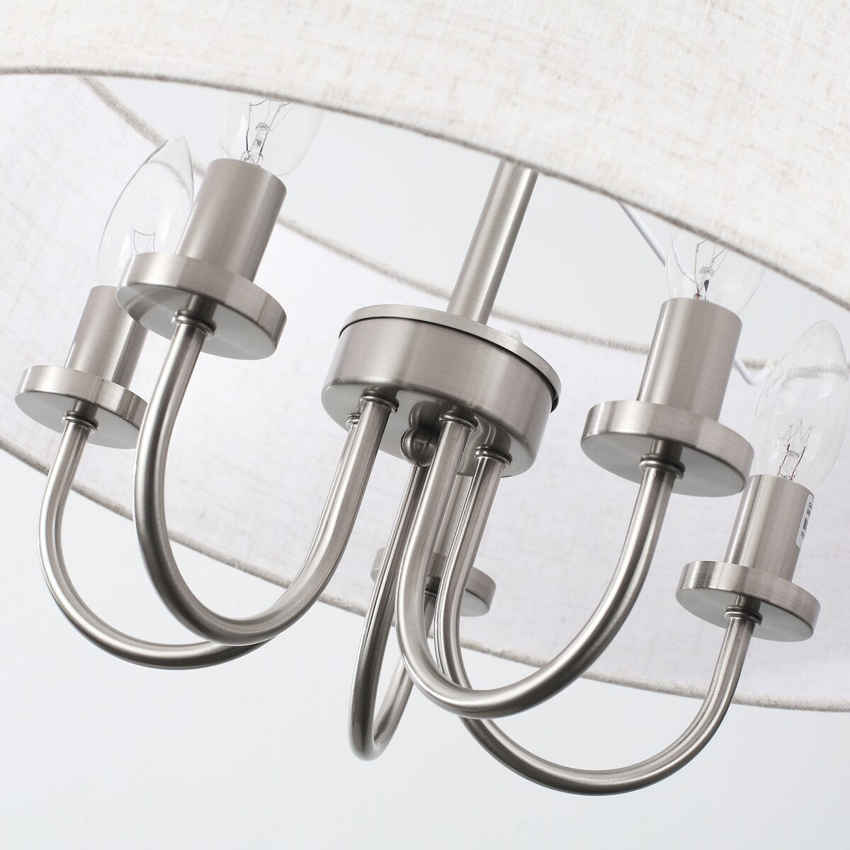 Lampada da soffitto moderna a 5 luci con montaggio a semi-incasso per sala da pranzo, camera da letto, soggiorno - N/D