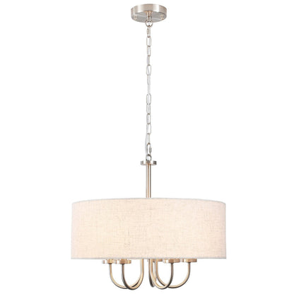 Lampada da soffitto moderna a 5 luci con montaggio a semi-incasso per sala da pranzo, camera da letto, soggiorno - N/D