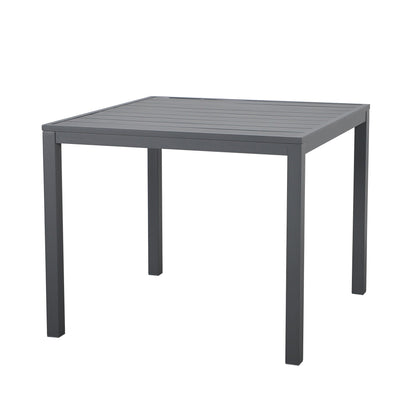 Set da pranzo in alluminio per esterni da 5 pezzi