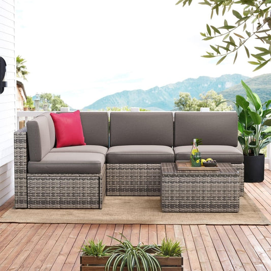 Set di mobili da giardino da 5 pezzi