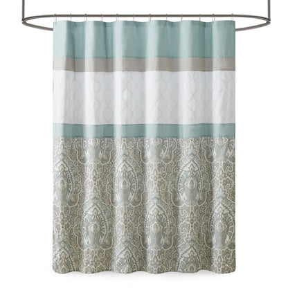 Tenda da doccia stampata e ricamata 510 Design Josefina