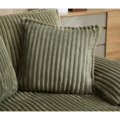 Poltrona chaise longue oversize da 54,75 W, divano letto imbottito e soffice con 2 cuscini