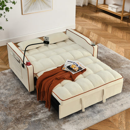 Divano letto pieghevole versatile da 55,51 pollici in 3 lunghezze