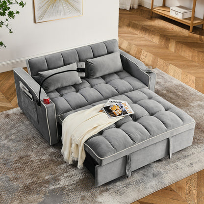 Divano letto pieghevole versatile da 55,51 pollici in 3 lunghezze