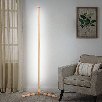 Lampada da terra minimalista a LED con angolo in metallo RGB da 55 cm