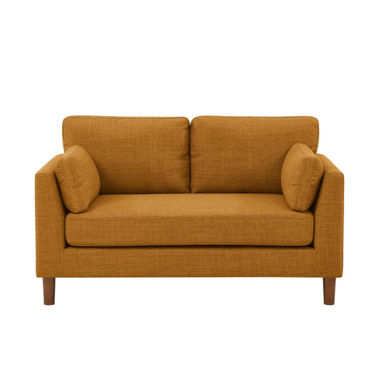 Divano a due posti in tessuto 57 con gambe in legno - 34 P x 57 L x 33,5 A