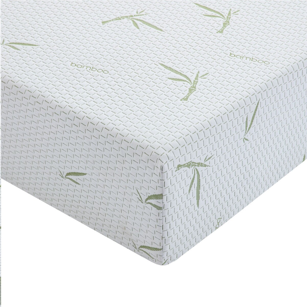 Materasso in memory foam da 10 pollici, sensazione medio-rigida con rivestimento in bambù, certificato CertiPUR-US