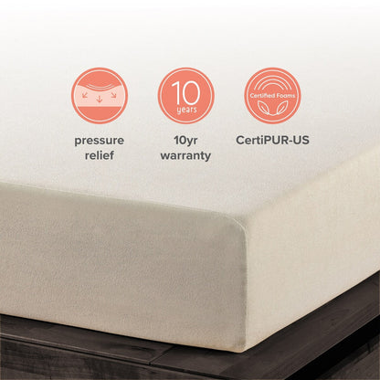 Materasso in memory foam da 6 pollici di Crown Comfort