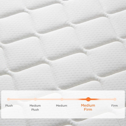 Materasso ibrido da 6 pollici Queen Size in una scatola con memory foam in gel, supporto medio-rigido, sollievo dalla pressione, isolamento del movimento