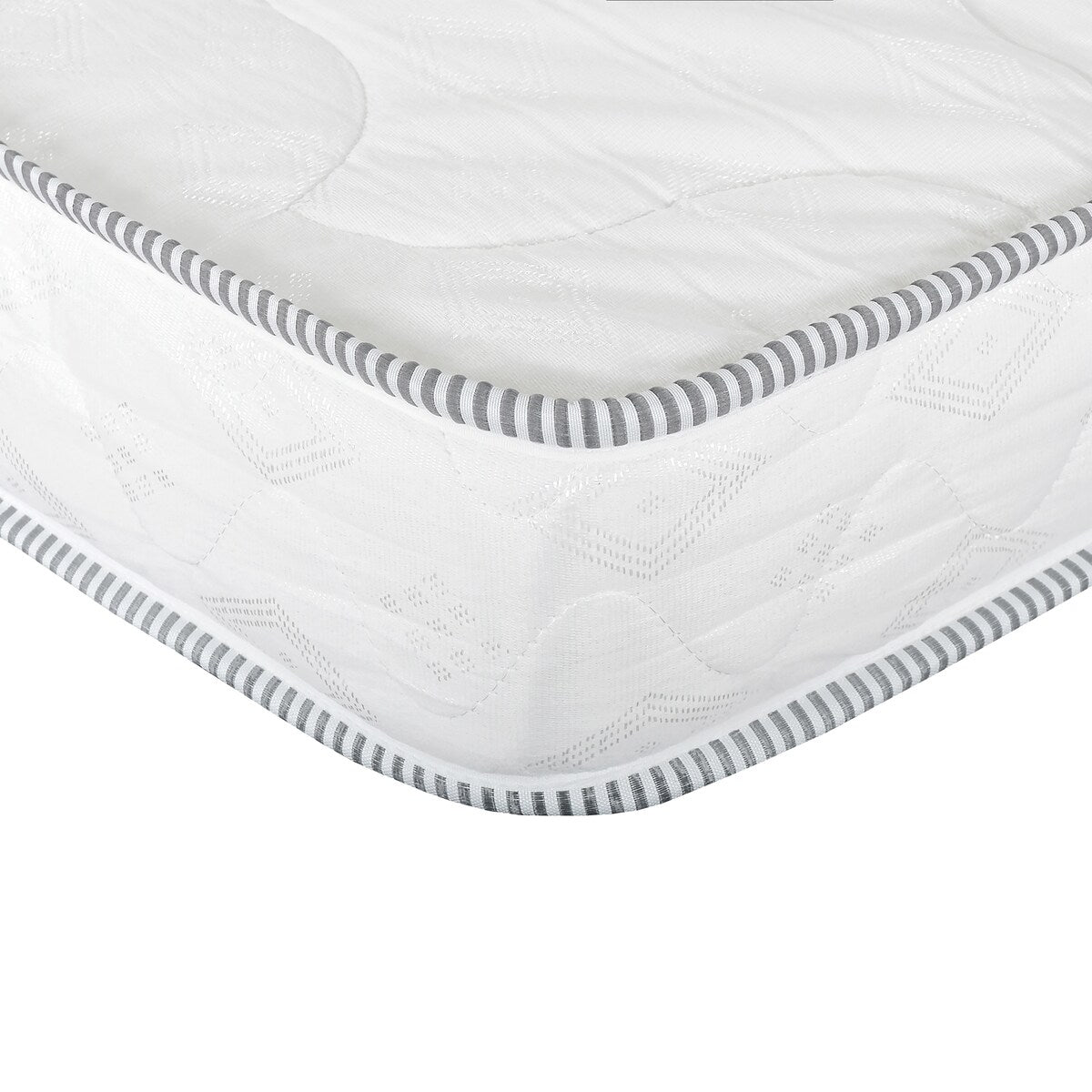 Materasso in schiuma reversibile rigido da 6 pollici in una scatola, materasso in schiuma ad alta densità per letto singolo, bianco