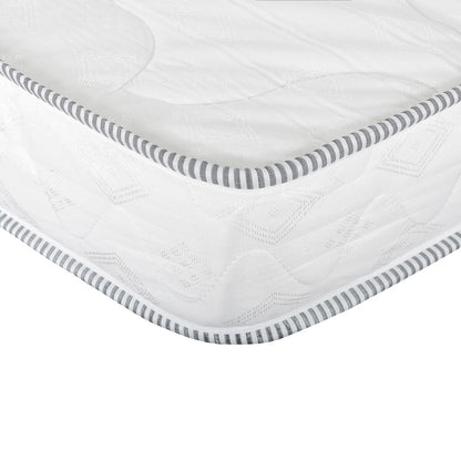 Materasso in schiuma reversibile rigido da 6 pollici in una scatola, materasso in schiuma ad alta densità per letto singolo, bianco