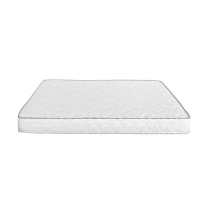 Materasso in schiuma reversibile rigido da 6 pollici in una scatola, materasso in schiuma ad alta densità per letto singolo, bianco