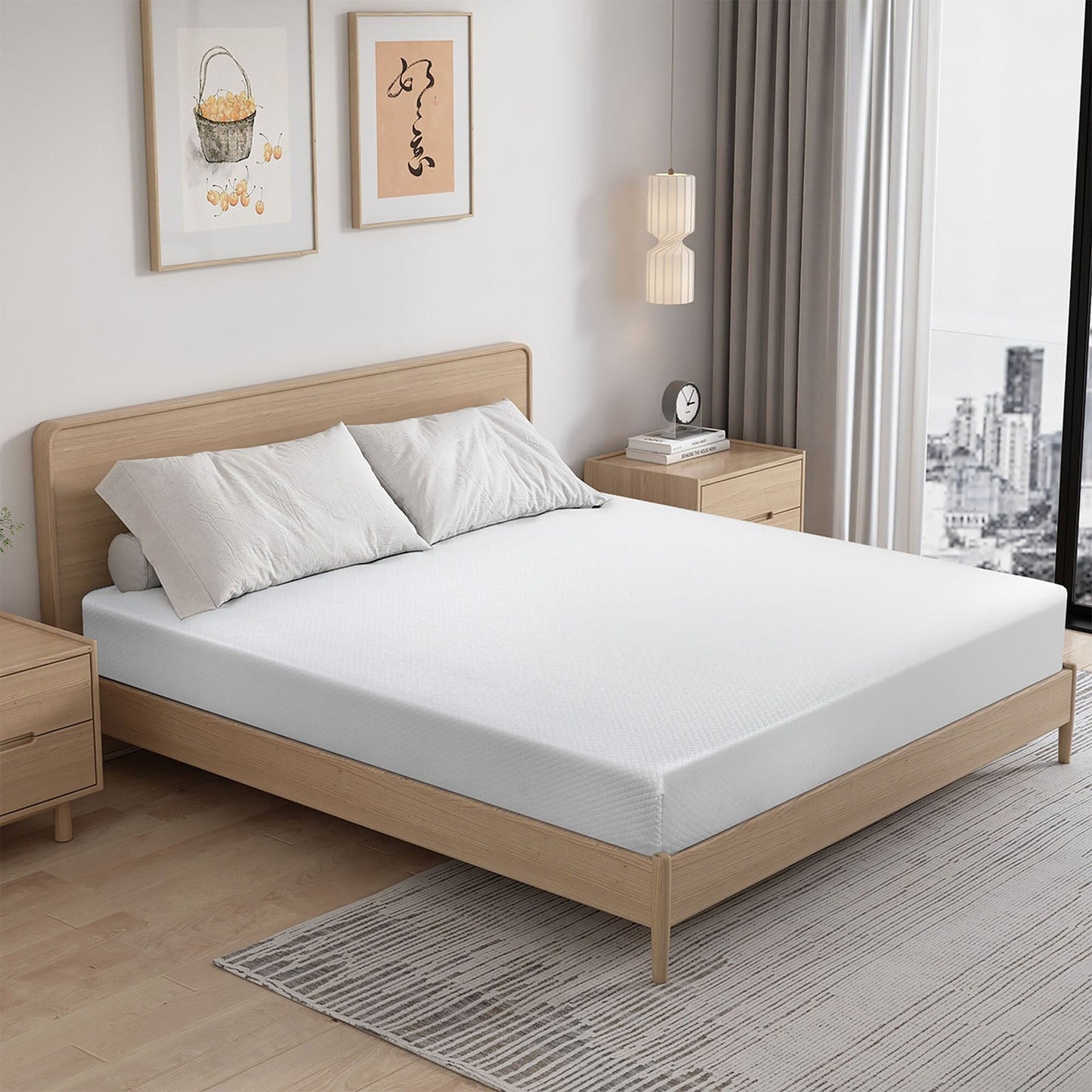Materasso in memory foam con infusione di gel da 6 pollici