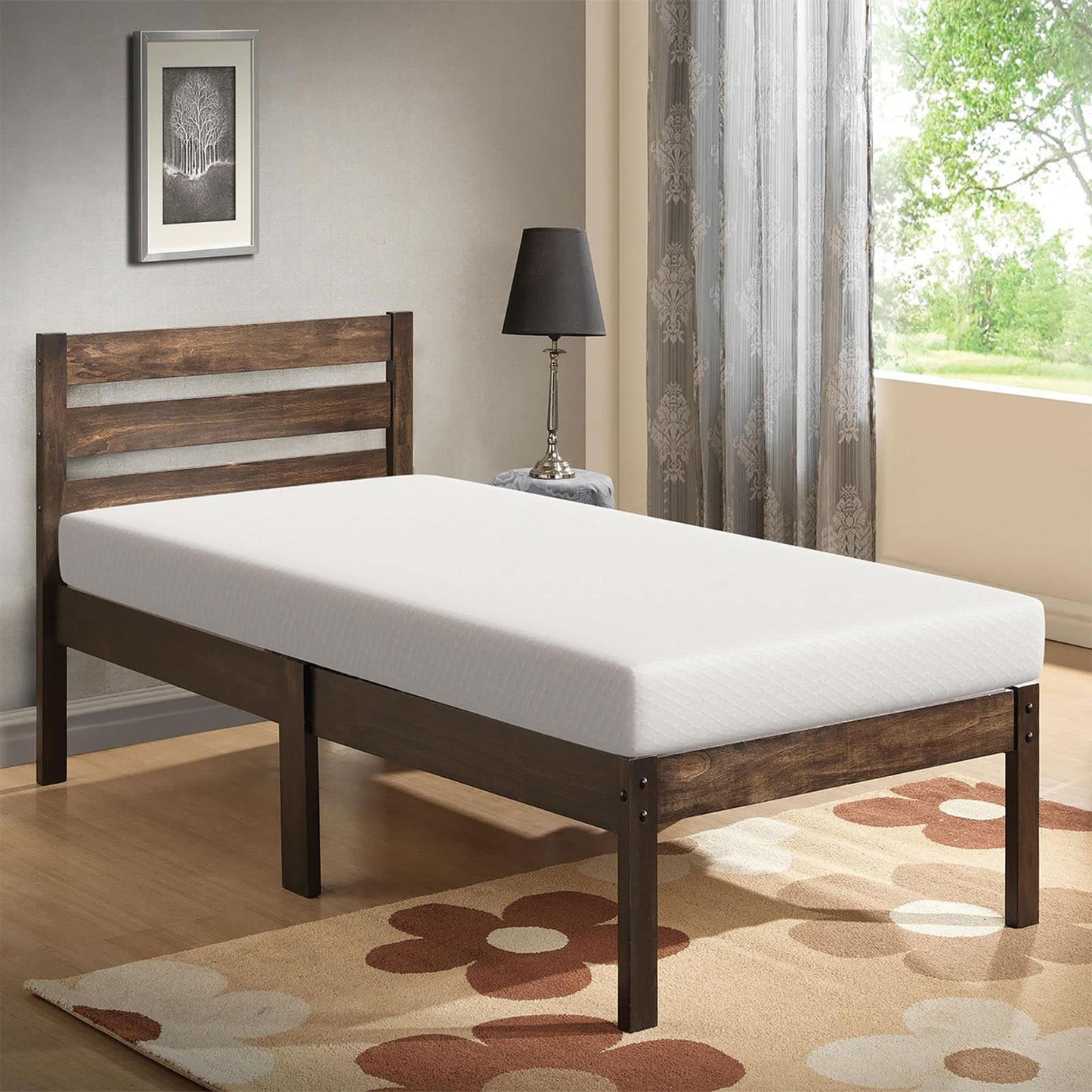 Materasso in memory foam con infusione di gel da 6 pollici