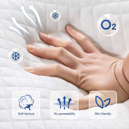 Materasso in memory foam con infusione di gel da 6 pollici