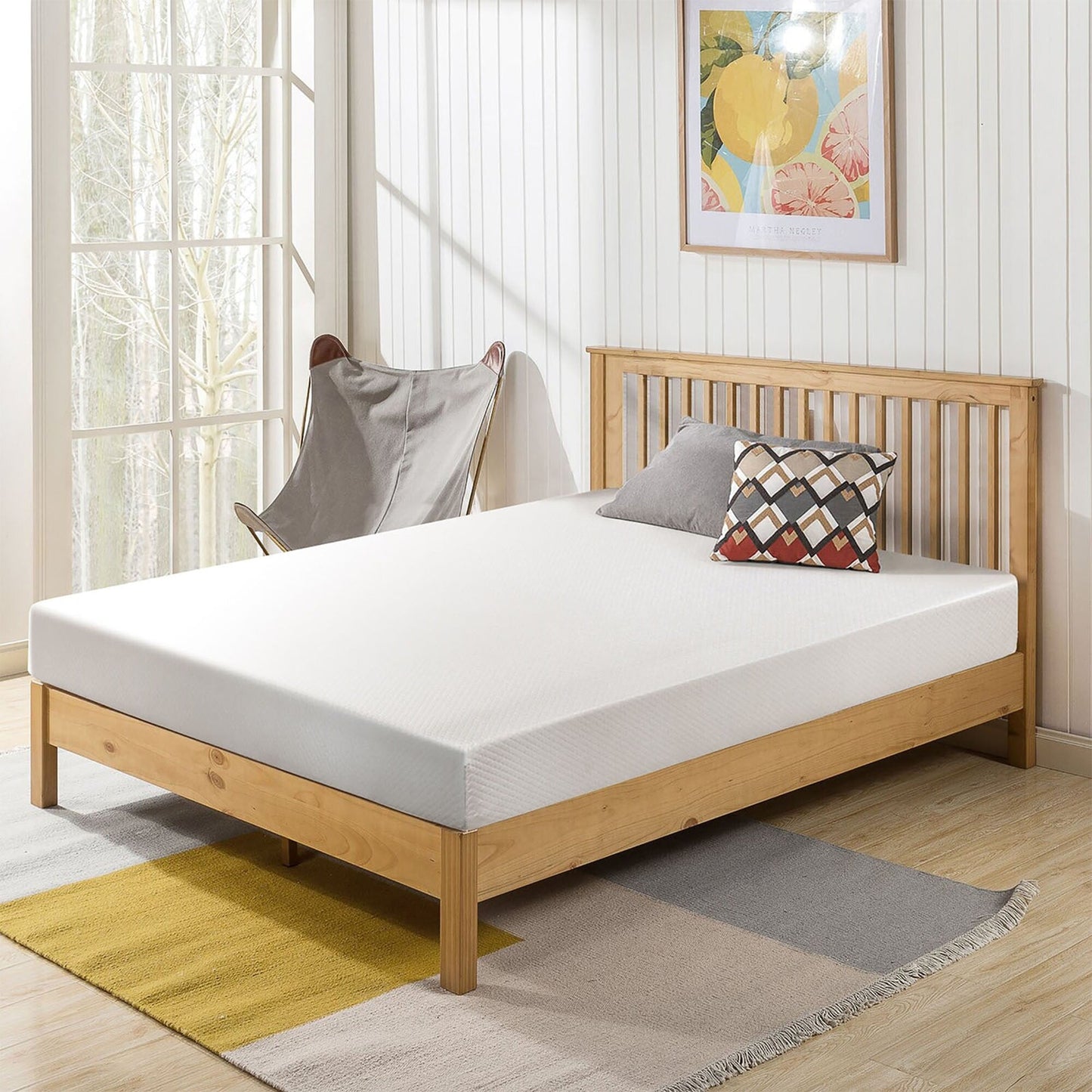 Materasso in memory foam con infusione di gel da 6 pollici