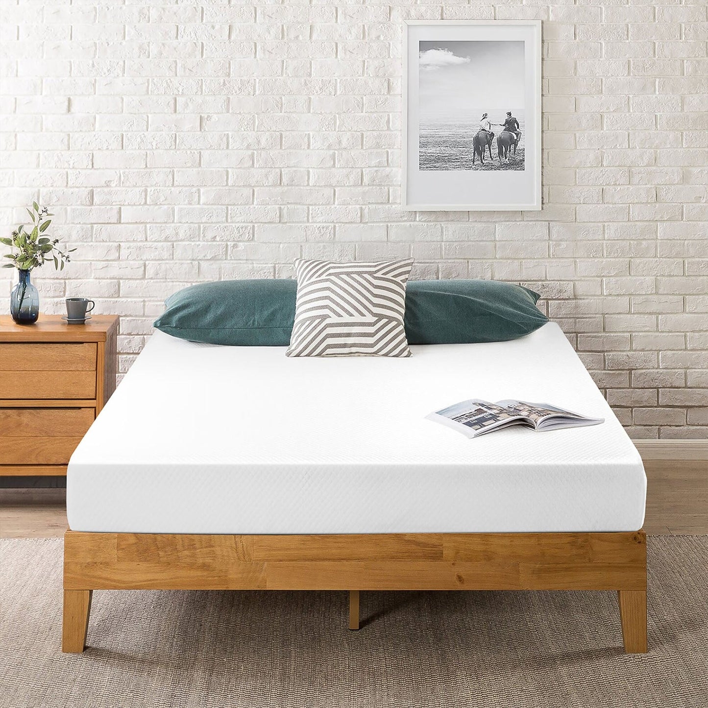 Materasso in memory foam con infusione di gel da 6 pollici