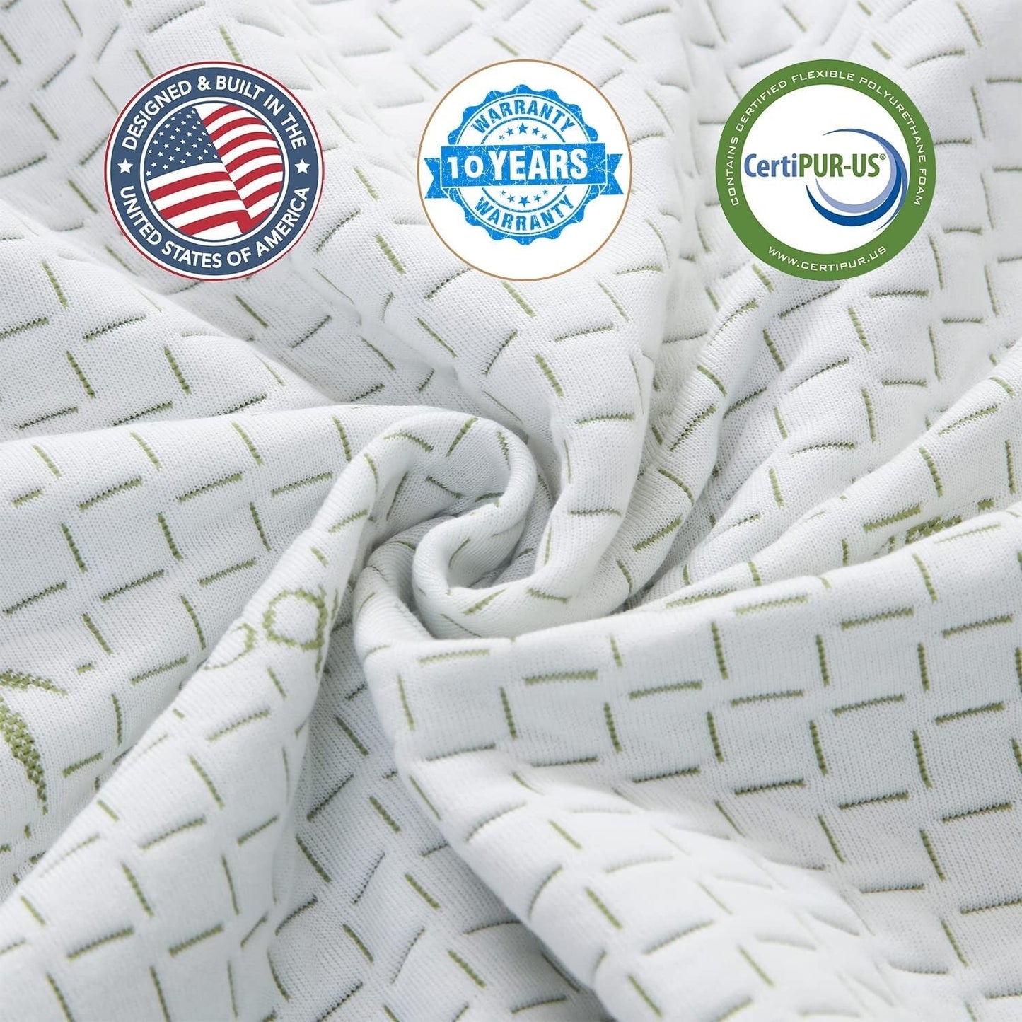 Materassi in memory foam con gel rinfrescante da 6 pollici per letto singolo per bambini, letto a castello individuale, realizzati negli Stati Uniti