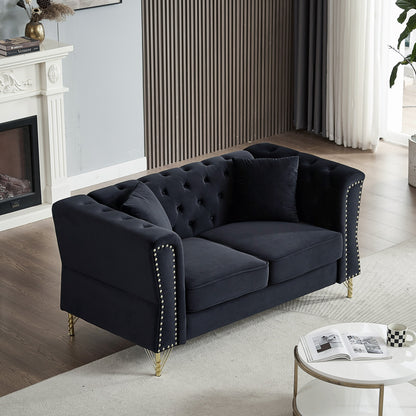 Divano Chesterfield in velluto 60.2