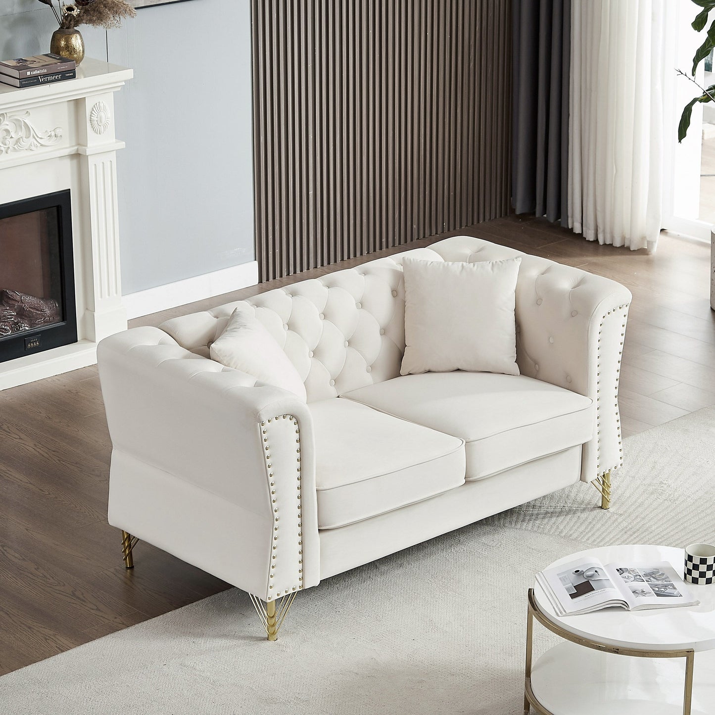 Divano Chesterfield in velluto 60.2