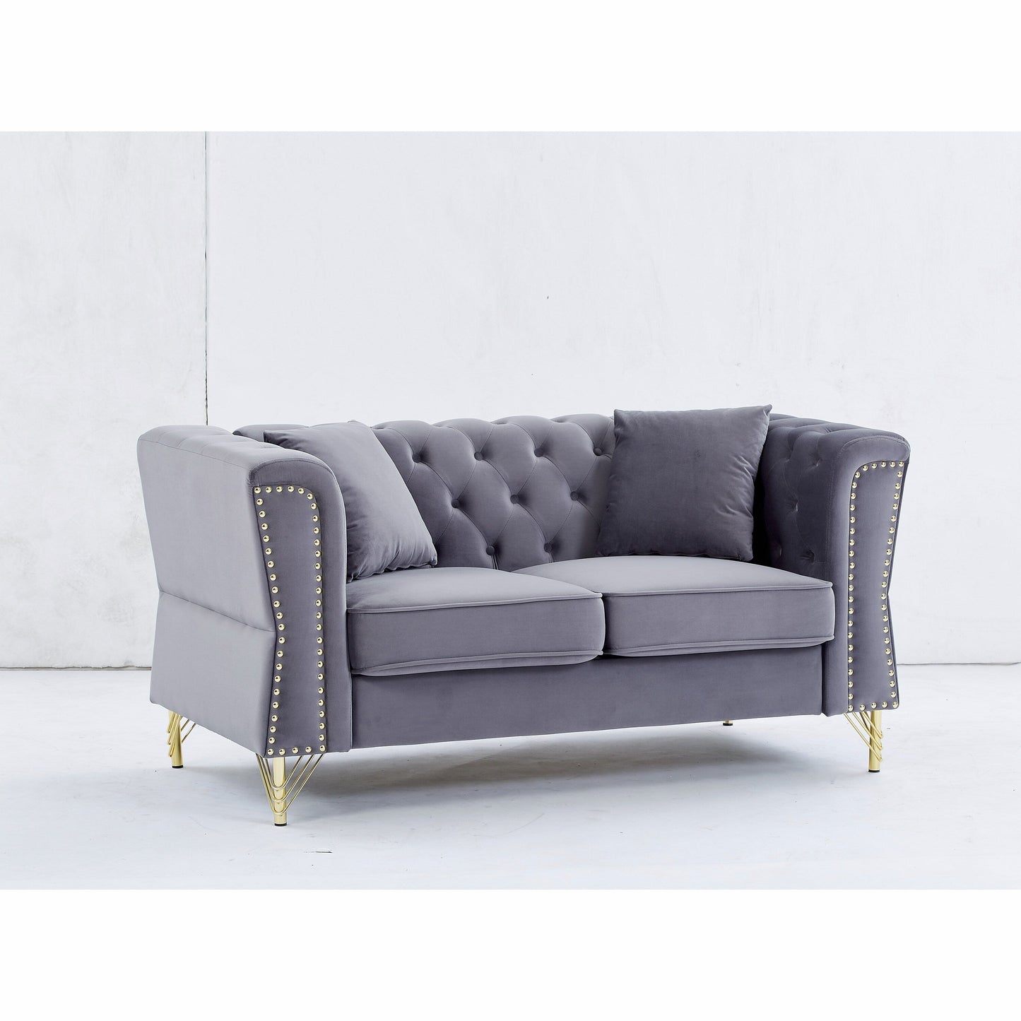 Divano Chesterfield in velluto 60.2